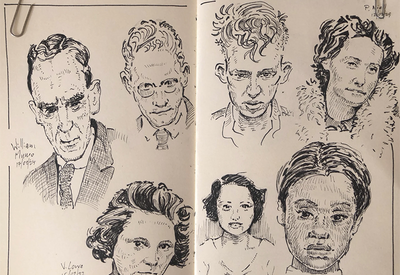 Nathaniel Fowles' sketchbook